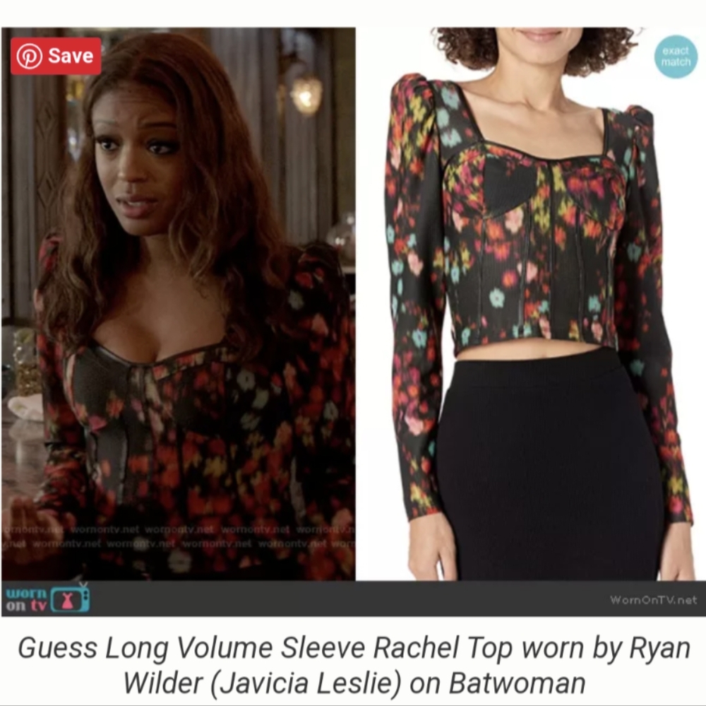 Guess Rachel Bustier Floral Size S Like New! Worn On TV!